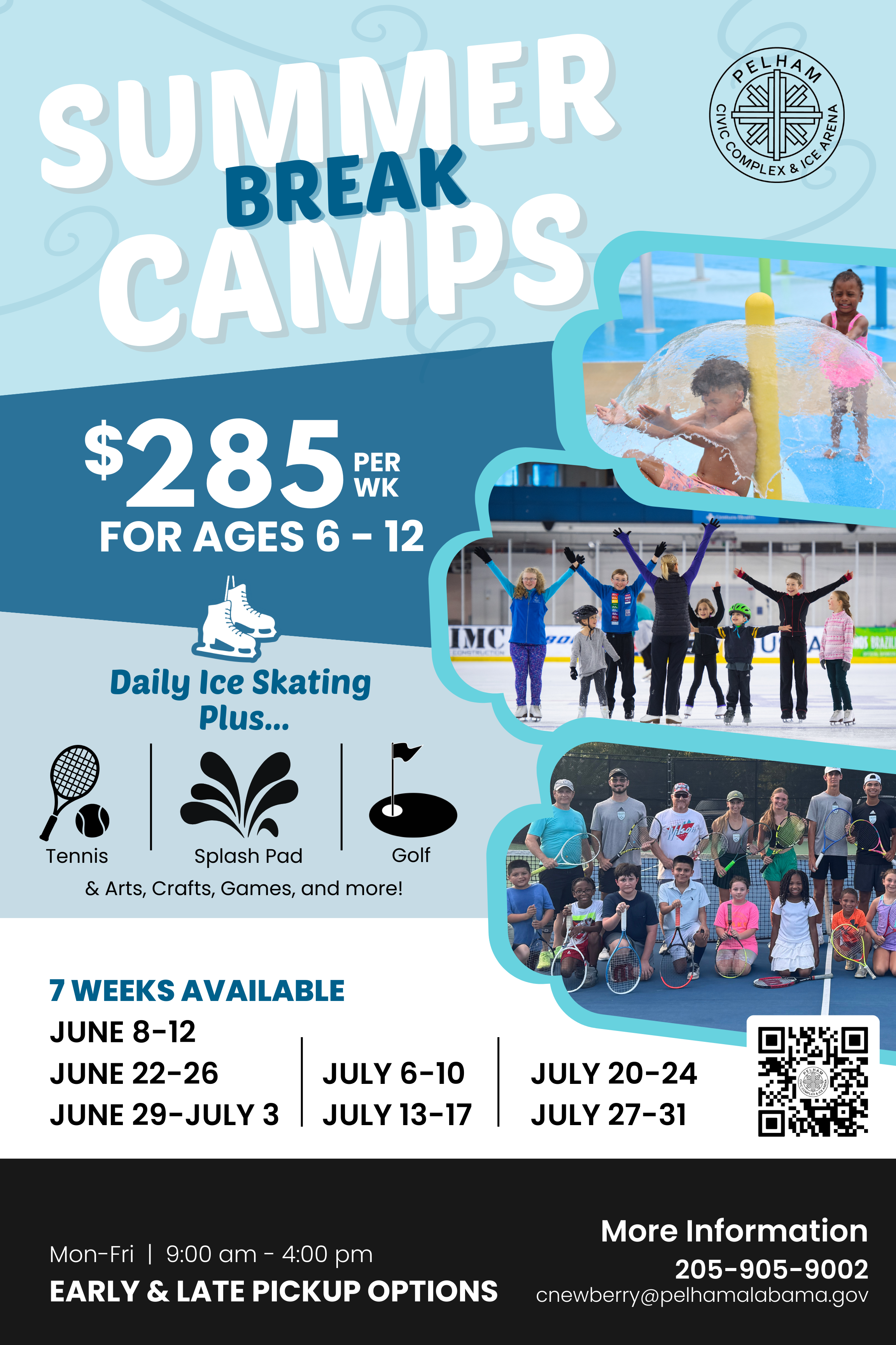 Civic Complex Summer Camp Poster for 2026
